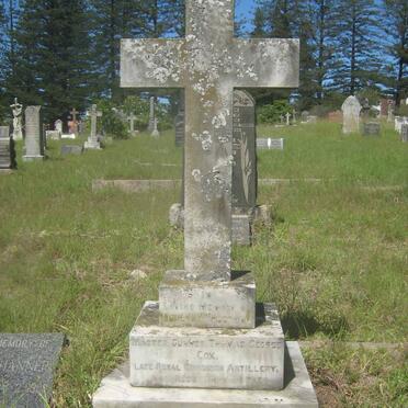 COX Thomas George -1923