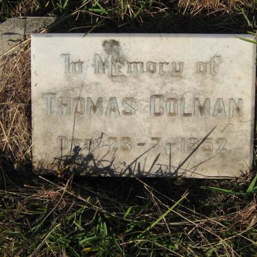 COLMAN Thomas -1952
