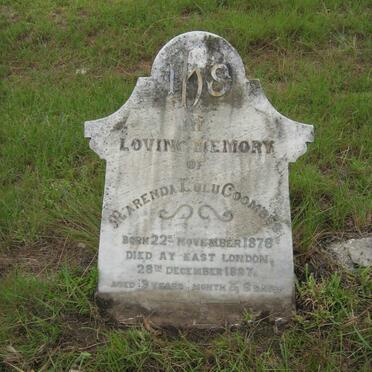 COOMBES Rarenda Lulu 1878-1897