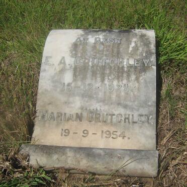 CRUTCHLEY E.A. -1925 &amp; Marian -1954