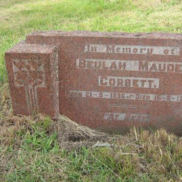CORBETT Beulah Maude 1896-1942