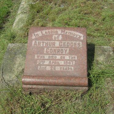 CONROY Arthur Geddes -1947