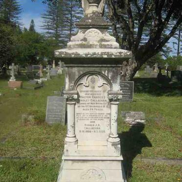 CALLAGHAN Walter Charles Oakley -1910 :: CALLAGHAN Harold J.O. 1888-1956