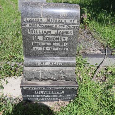 DOMONEY William James M. 1891-1942 :: DOMONEY Clarence -1944