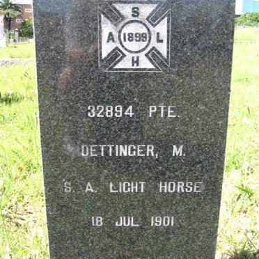 DETTINGER M. -1901