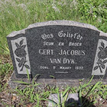 DYK Gert Jacobus, van 1933