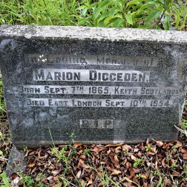 DIGGEDEN Marion 1865-1954