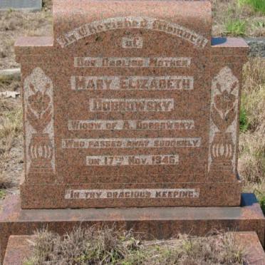 DOBROWSKY Mary Elizabeth -1946