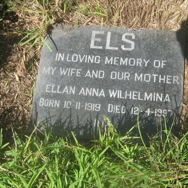 ELS Ellan Anna Wilhelmina 1919-1997