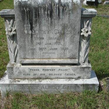 GREEN Sydney Albert 1891-1951 &amp; Dorothy CRAIGIE 1891-1939