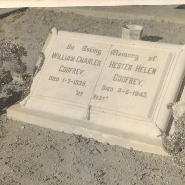 GODFREY William Charles -1935 & Hester Helen PROBART -1943