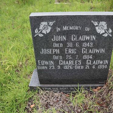 GLADWIN John -1949 :: GLADWIN Joseph Eric -1984 :: GLADWIN Edwin Charles 1926-1994