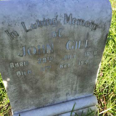 GILL John 1870-1947