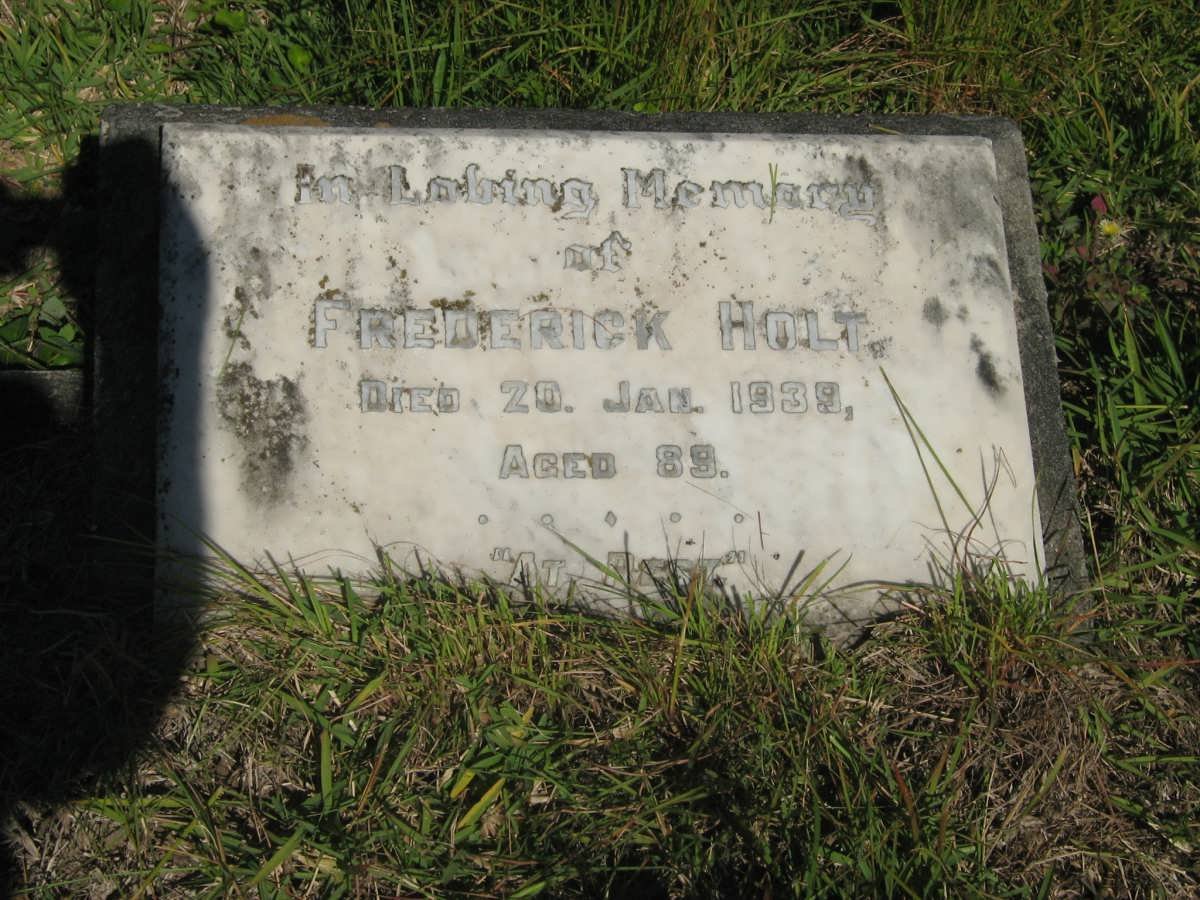 HOLT Frederick -1939