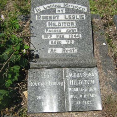 HILDITCH Robert Leslie -1944 &amp; Jacoba Susan 1878-1963