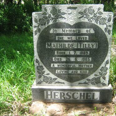 HERSCHEL Mathilde 1889-1965