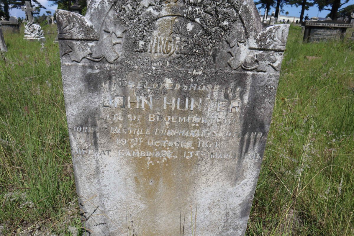 HUNTER John 1871-1915