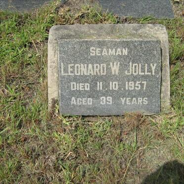 JOLLY Leonard W.  -1957