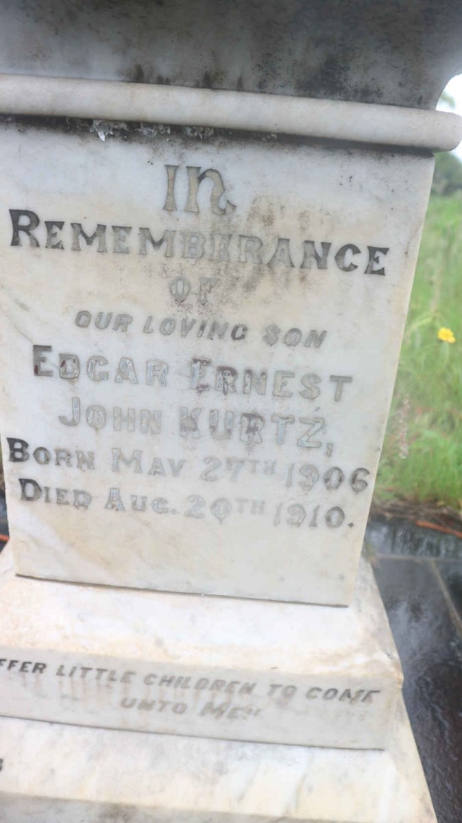 KURTZ Edgar Ernest John 1906-1910