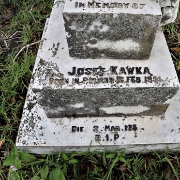 KAWKA Josef 1891-195? &amp; Anna -1946