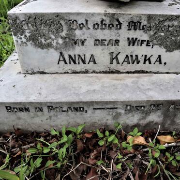 KAWKA Josef 1891-195? &amp; Anna -1946