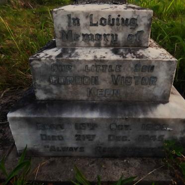 KEEN Gordon Victor 193?-1945