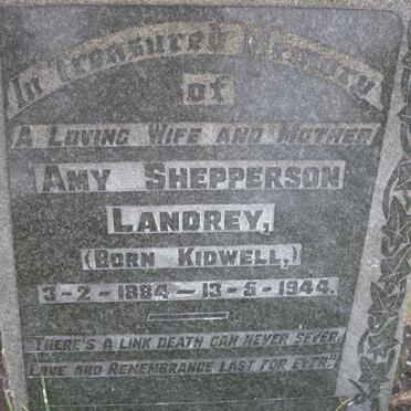 LANDREY Amy Shepperson nee KIDWELL 1884-1944