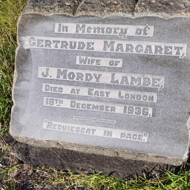 LAMBE Gertrude Margaret -1936