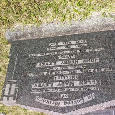 LEVEY John Henry 1875-1944 &amp; Ellen Mary 1874-1943