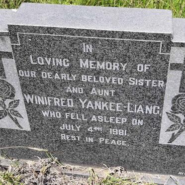 LIANG Winifred, YANKEE -1981