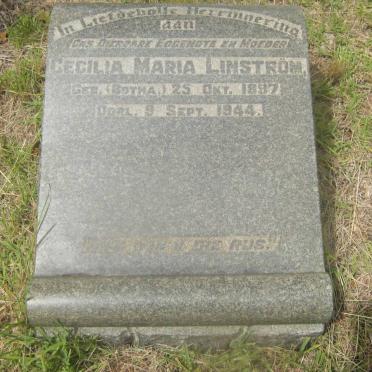 LINSTROM Cecilia Maria nee BOTHA 1897-1944