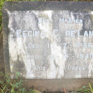 LANGE Gecina C., de 1856-1940