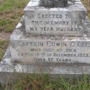 LEE Edwin C.  -1923