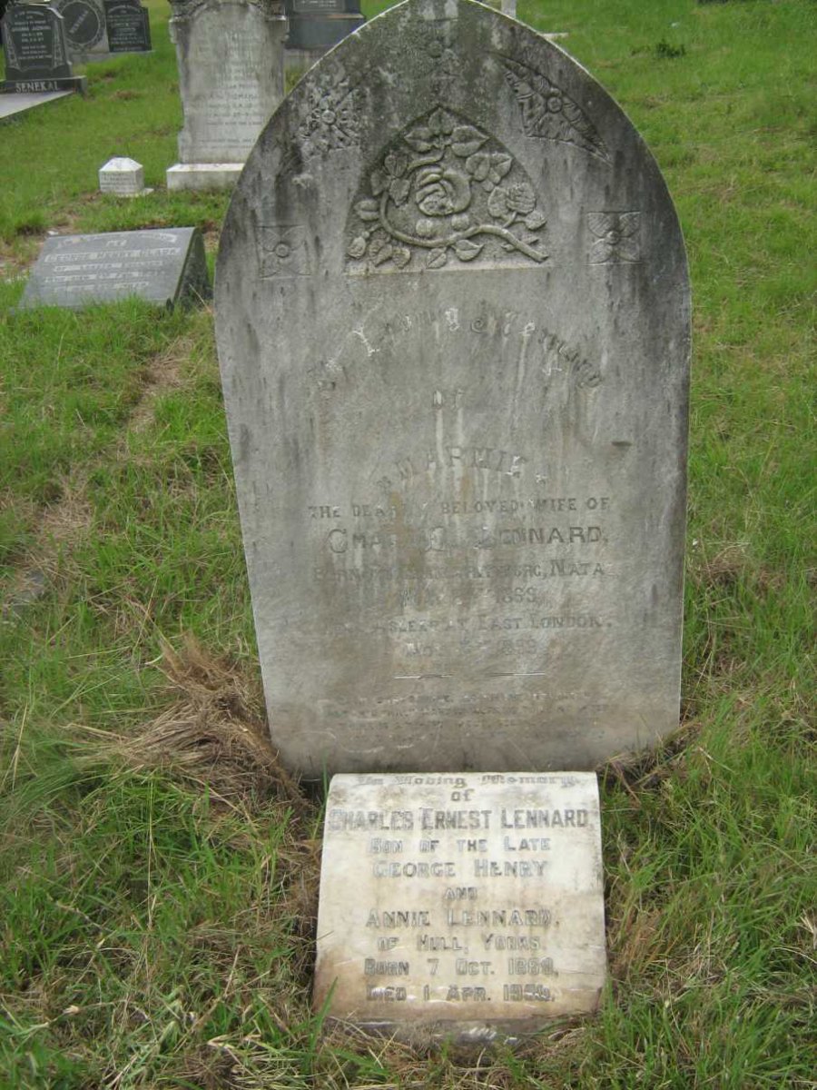 LENNARD Marnie 1869-1899 :: LENNARD Charles Ernest 1869-1950