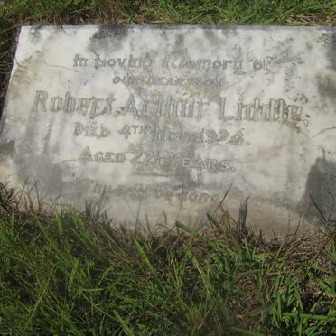 LIDDLE Robert Arthur -1924