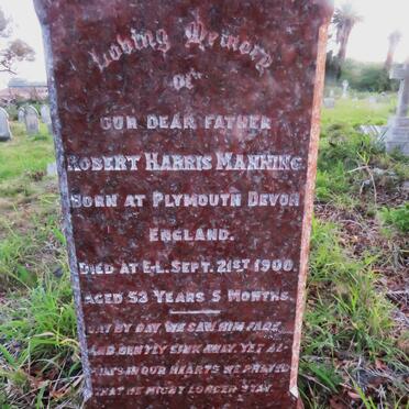 MANNING Robert Harris -1900