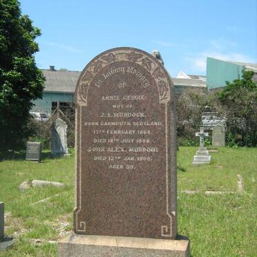 MURDOCH  John Alexander -1908 &amp; Annie Geddie 1868-1898