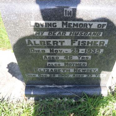 NEWBEY Elizabeth -1900 :: FISHER Albert -1939