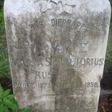 PRETORIUS Maria S.E. 1873-1952