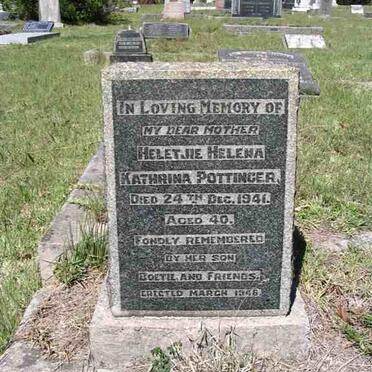 POTTINGER Heletjie Helena Kathrina -1941