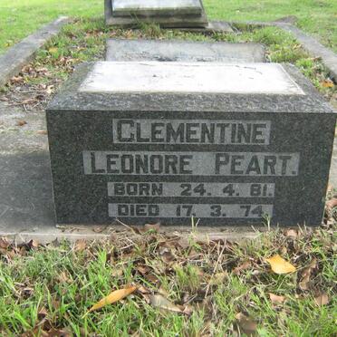 PEART Clementine Leonore 1881-1974
