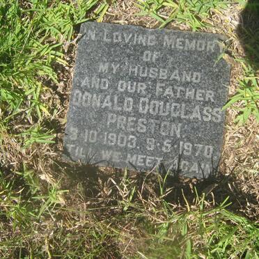PRESTON Donald Douglass 1903-1970