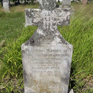 PORTER James -1909 &amp; Agnes -1905