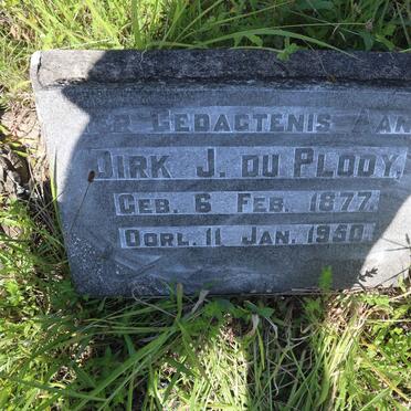 PLOOY Dirk J., du 1877-1950