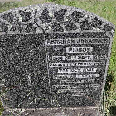 PIJOOS Abraham Johannes 1892-1946