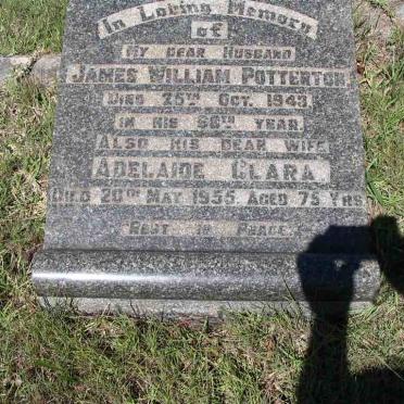 POTTERTON James William -1943 &amp; Adelaide Clara -1955