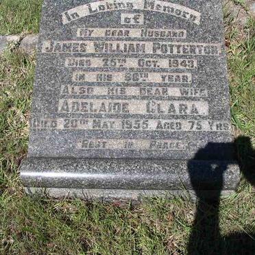 POTTERTON James William -1943 &amp; Adelaide Clara -1955