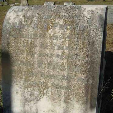 PRESTON Clunie R. -1925 &amp; Mary E.A. -1923