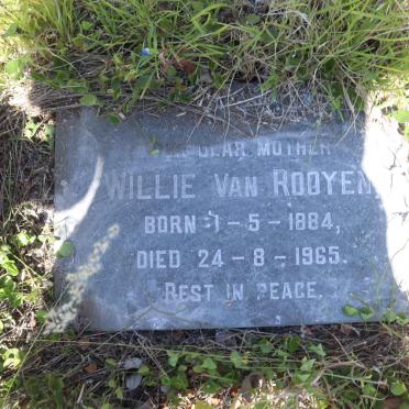 ROOYEN Willie, van 1884-1965