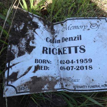 RICKETTS Colin Denzil 1959-2018